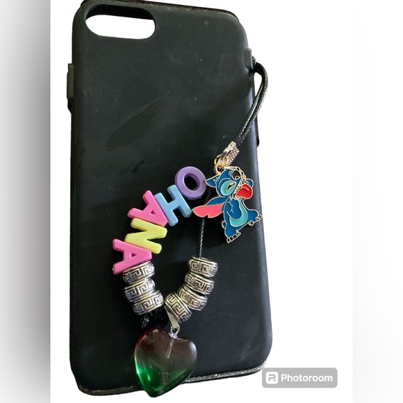 New “Ohana” lilo and stitch inspired cell phone charm - Picture 3 of 4